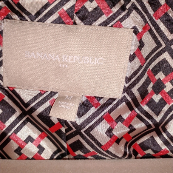Banana Republic Classic Jacket Sz M Redish NWOT - Picture 4 of 7